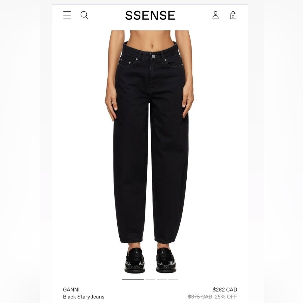 GANNI Stary Washed Jeans